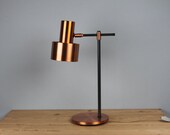 Jo Hammerborg Kupfer gemacht durch Nebel und Mørup in Dänemark Mitte Jahrhundert Lento Desklamp