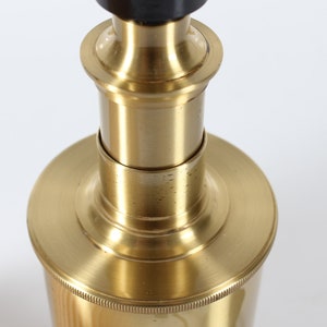 Le Klint Telescopic Table Lamp model 344 of Brass Designed by Biilmann-Petersen with Original Le Klint Lamp Shade. Made in Denmark image 8