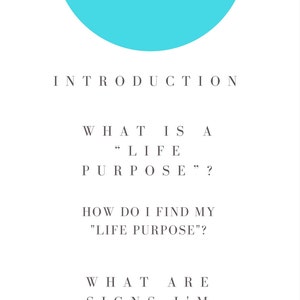 Living Your Life Purpose study notes ebook printable image 3