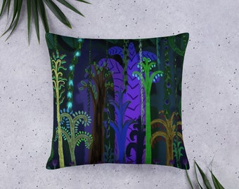 Jungle Trees Pillow Case