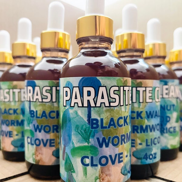 Parasite Cleanse Herbal Tincture ~ 4oz ~ Wormwood ~ Black Walnut ~ Clove ~ Licorice