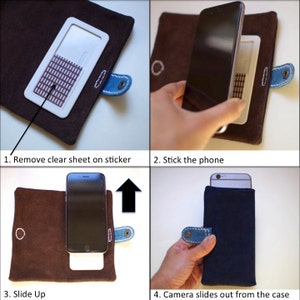 iPhone Wallet / Suede Leather image 2