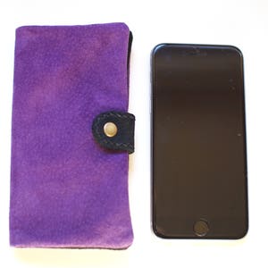 iPhone Wallet / Suede Leather image 7