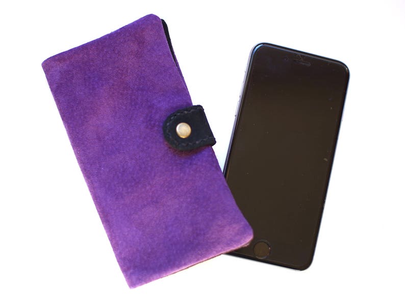 iPhone Wallet / Suede Leather image 3