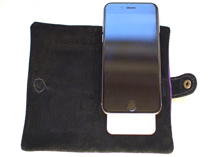 iPhone Wallet / Suede Leather image 5