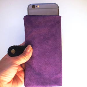 iPhone Wallet / Suede Leather image 6