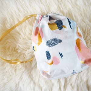 Cotton Drawstring Pouch, Drawstring Laundry Bag, Cotton Shoe Bag, Drawstring Overnight Pyjama Bag, Cotton Laundry Bag,