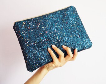 navy clutch bag uk
