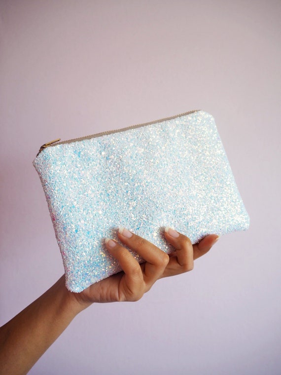 glitter pouch bag