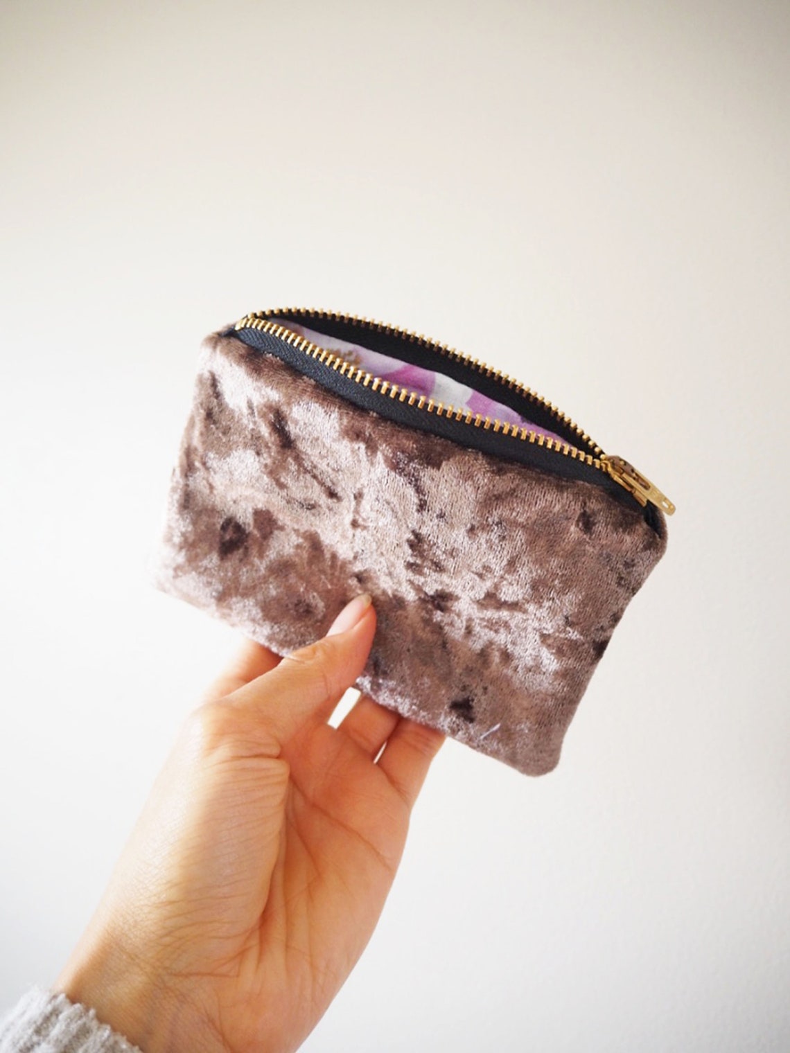 velvet coin purse