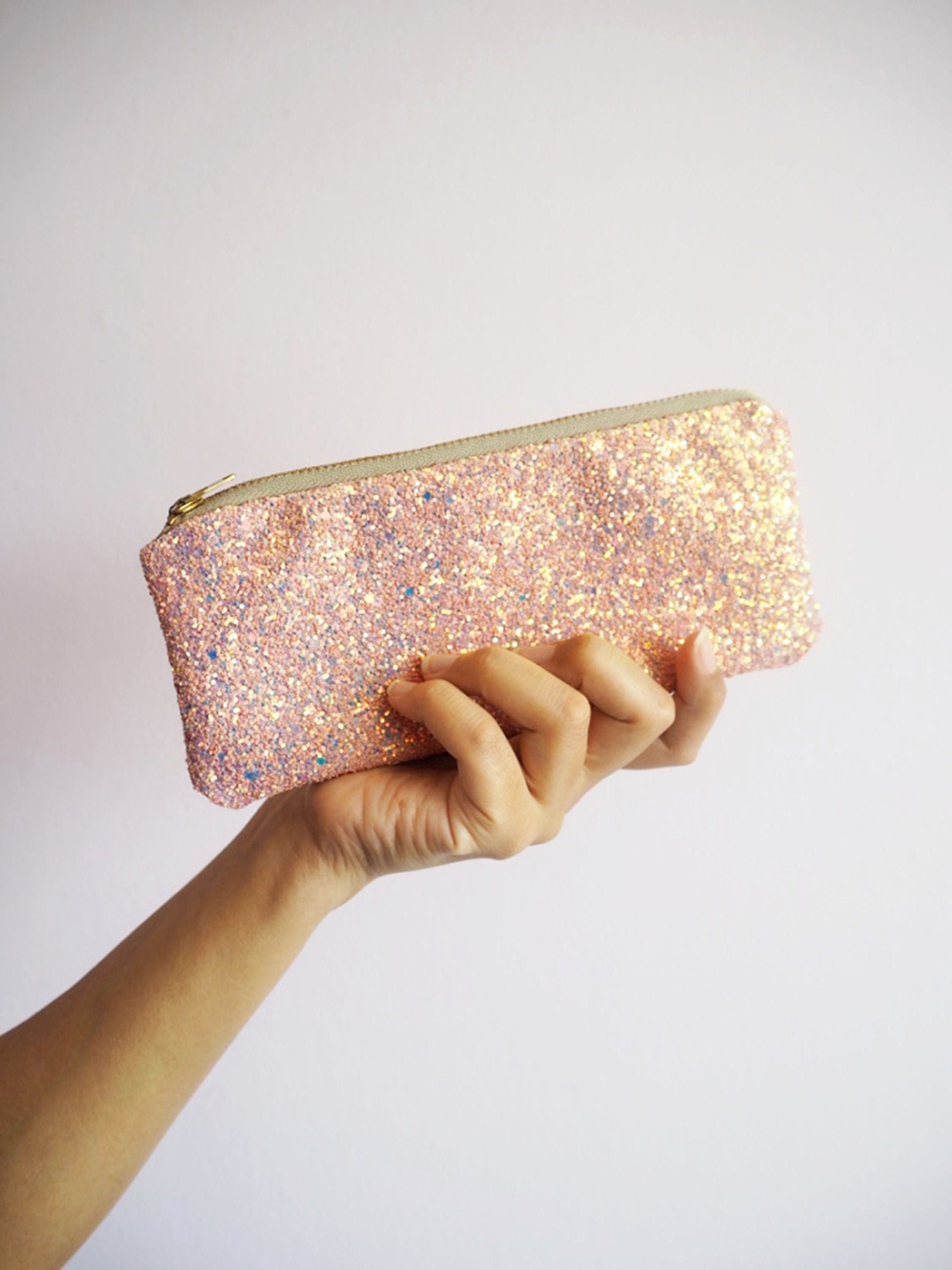 Bubblegum Pink Glitter Sunglasses Case Sparkly Pink Etsy UK