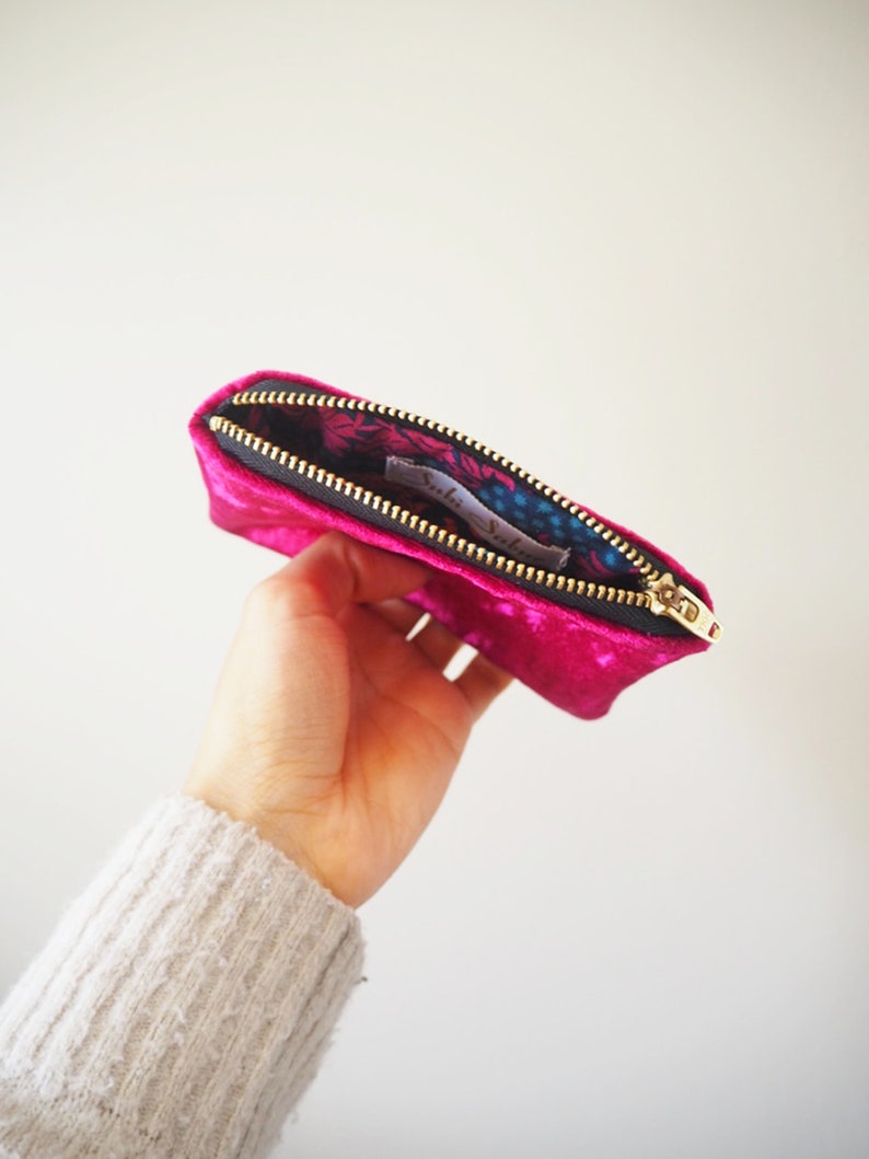 velvet coin purse