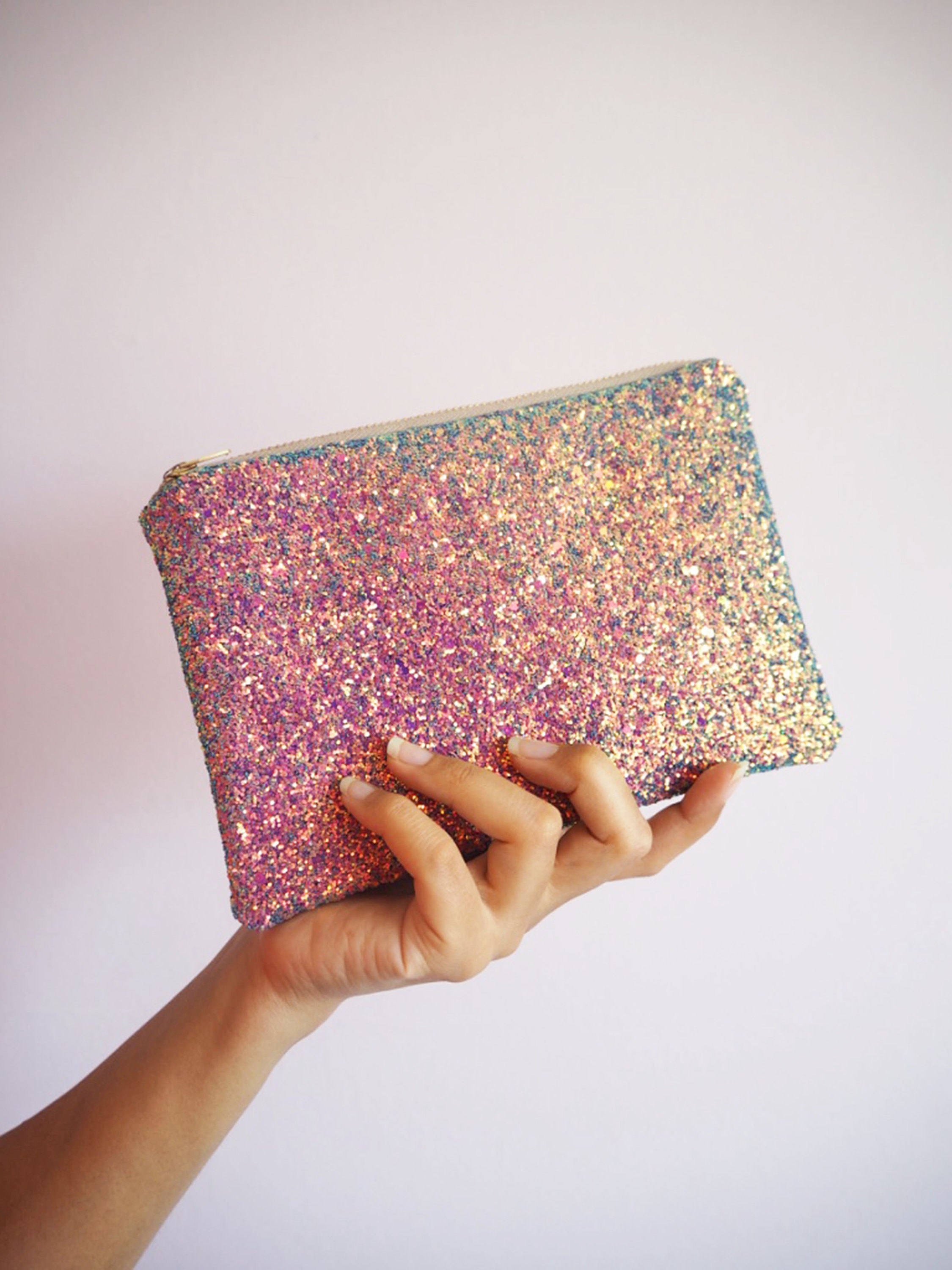 kvælende Fjendtlig galning Sequin Makeup Bag - Etsy