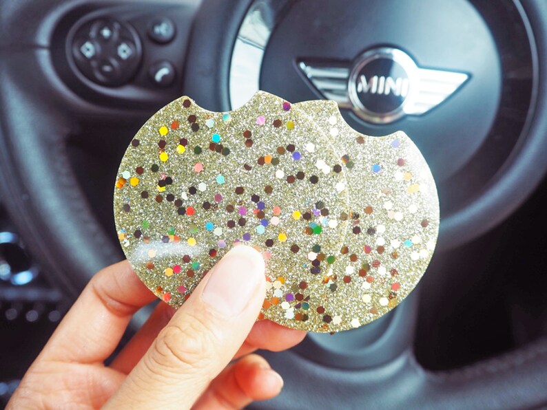 Champagne Gold Cup Holder Inserts Sparkly Champagne Car Etsy