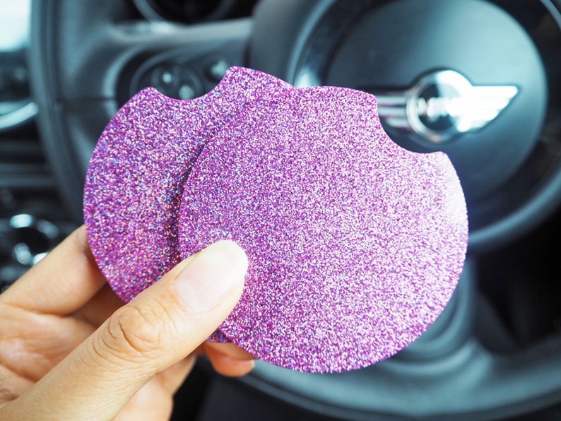 INDIVIDUAL Pink Rainbow Cup Holder Insert Sparkly Pink Car Etsy