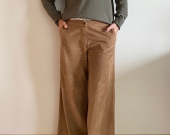 Vintage Mustard Corduroy Pants - L/ XL / W34