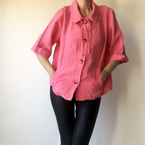 dusky pink short jacket