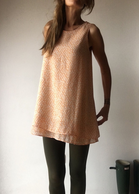 Vintage 80's mini floral print dress.