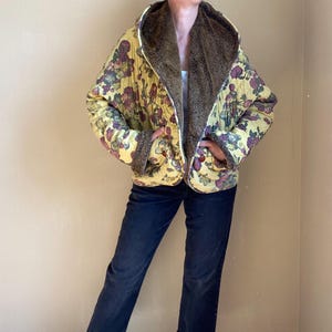 Vintage 90er Jahre warme Jacke.
