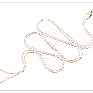 14&quot; 16&quot; 18&quot; 20&quot; 22&quot; 24&quot; 28&quot; 32&quot; 35cm 40cm 50cm 55cm 60cm 70cm 80cm real Silver snake necklace 925 sterling silver chain 0.7mm 0.9mm