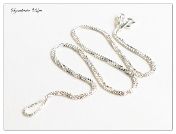 Gliederkette Ankerkette versilbert 40cm 50cm 70cm oder 80cm 60cm