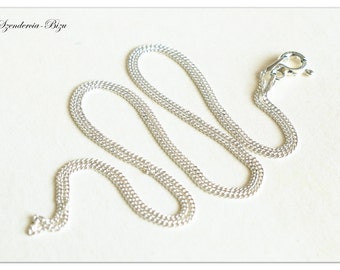 40 cm 45 cm 50 cm 60 cm 70 cm collier en argent 925 argent sterling argent 1.1 mm Collier collier argenté bijoux cadeau