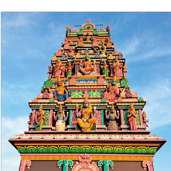 Carte Postale  • Temple Hindou • Tamil Nadu • Inde • Photographie • ©La Touch'Turkoiz