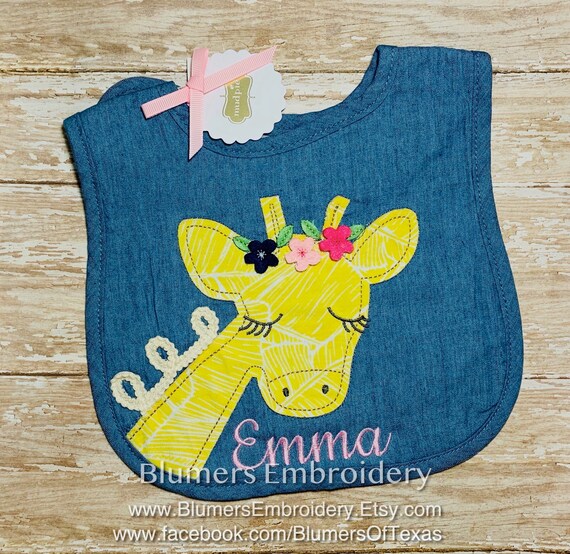 PERSONALIZED MONOGRAM CUSTOM Jungle Zoo Animals Baby Boy Bib Shower Gift bibs
