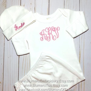 Baby Coming Home Outfit Personalized Baby Gown & Crown Bring Baby Boy ...