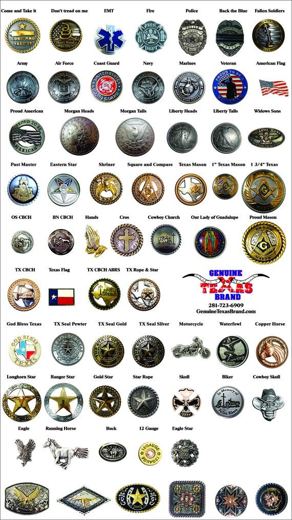 Silver Police Officer Badge Screw Back Concho Western Horse Saddle Hat Belt Gift Silver Police Officer Badge Screw Back Concho Western Horse Saddle Hat Belt Gift