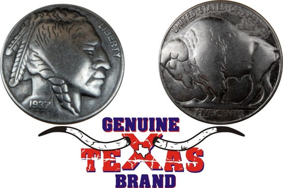 Springfield Leather Company Old Silver Indian Head Coin Upholstery Tack 25 Pack
