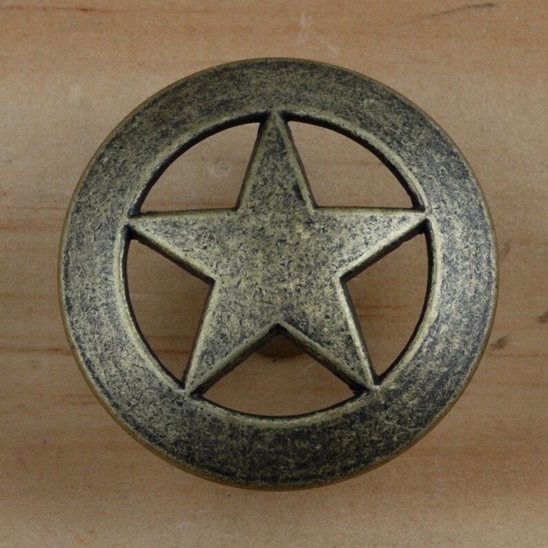 Lone Star Drawer Pulls or Knobs. Western Southwest Etsy