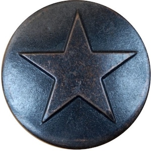 25 Small Star Upholstery Framing Tacks Decorative Nails 5/8 Dia.