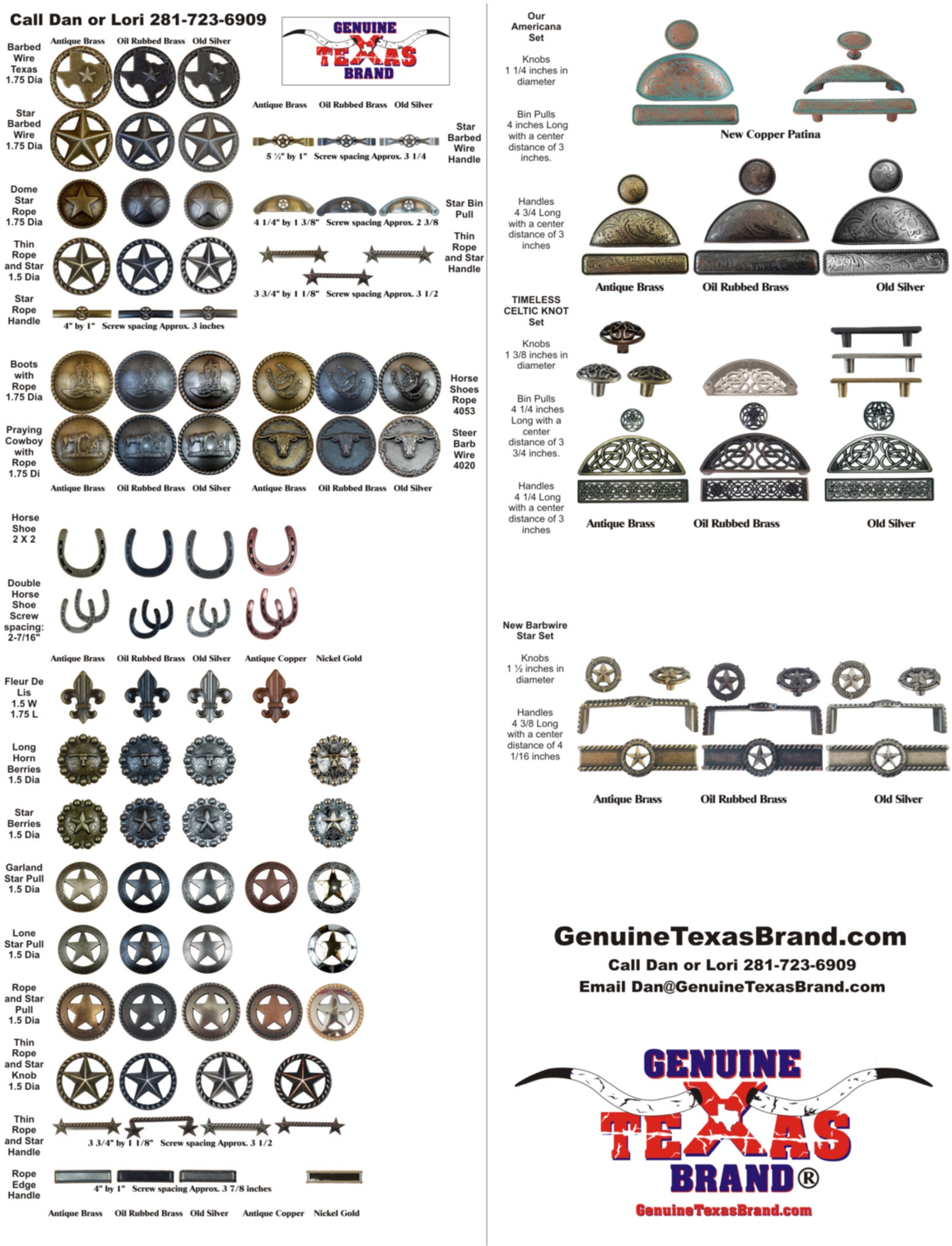 Original Barbed Wire Lone Star Drawer Pulls or Knobs Etsy