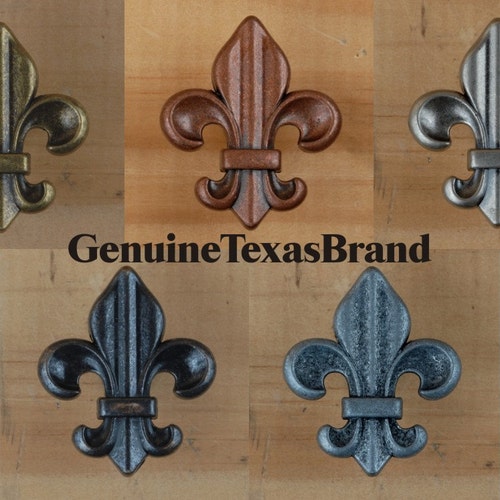 Fleur De Lis Drawer Pull Knob New Orleans Saints LSU Etsy