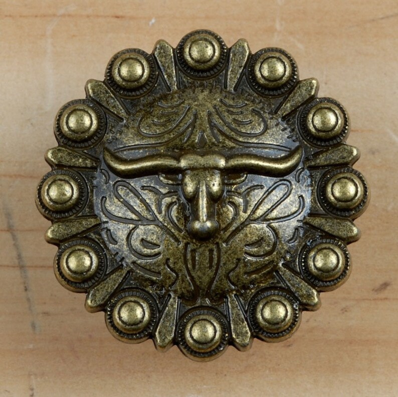 Longhorn Drawer Pulls or Knobs. Western Southwest Etsy