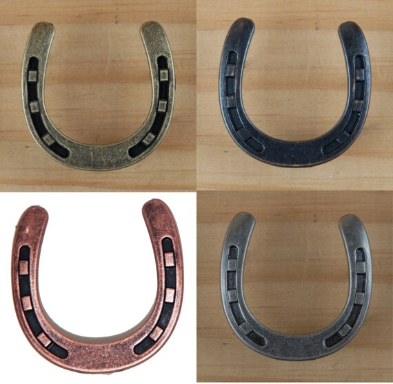 Horseshoe Drawer Pull Cabinet Knob Western Southwest Decor Etsy
