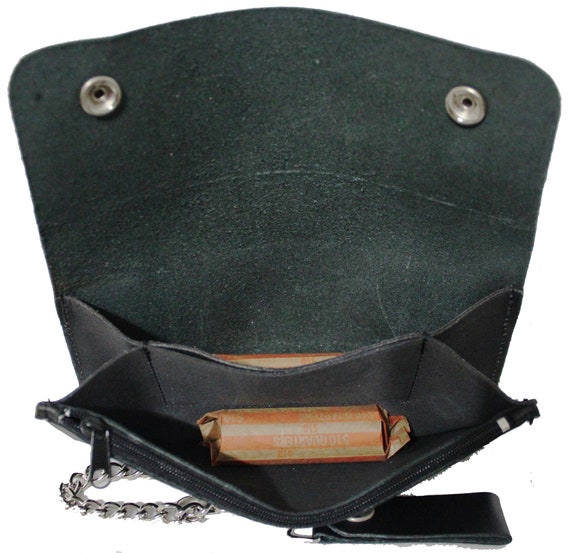 小物 US original wallet chain long Biker Men's Buffalo Nickel Snap Antique Genuine Leather