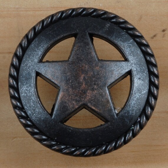 Set Of 24 Rustic Rope Lone Star Drawer Pulls Or Cabinet Etsy