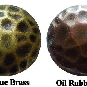 20 Large Clavos rustic hammered nail heads in Copper, Old Silver Antique Brass and Oil Rubbed Brass
