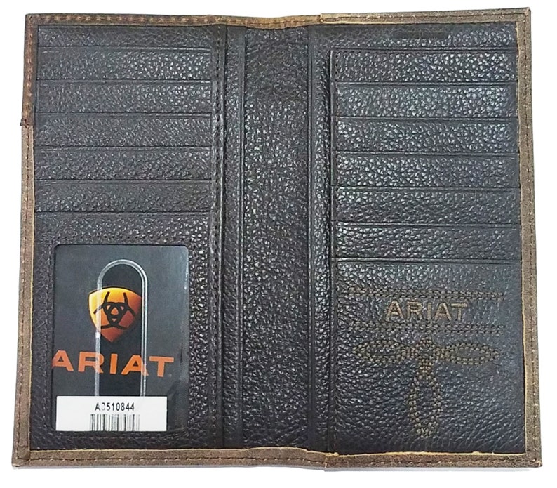 Custom Ariat Premium Shield Long Wallet Tan Military Mason - Etsy