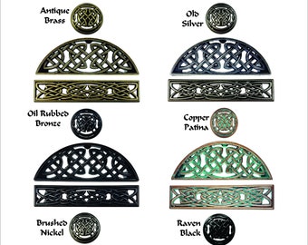 Classic Celtic Knot Knobs, Handles, and Bin Pulls