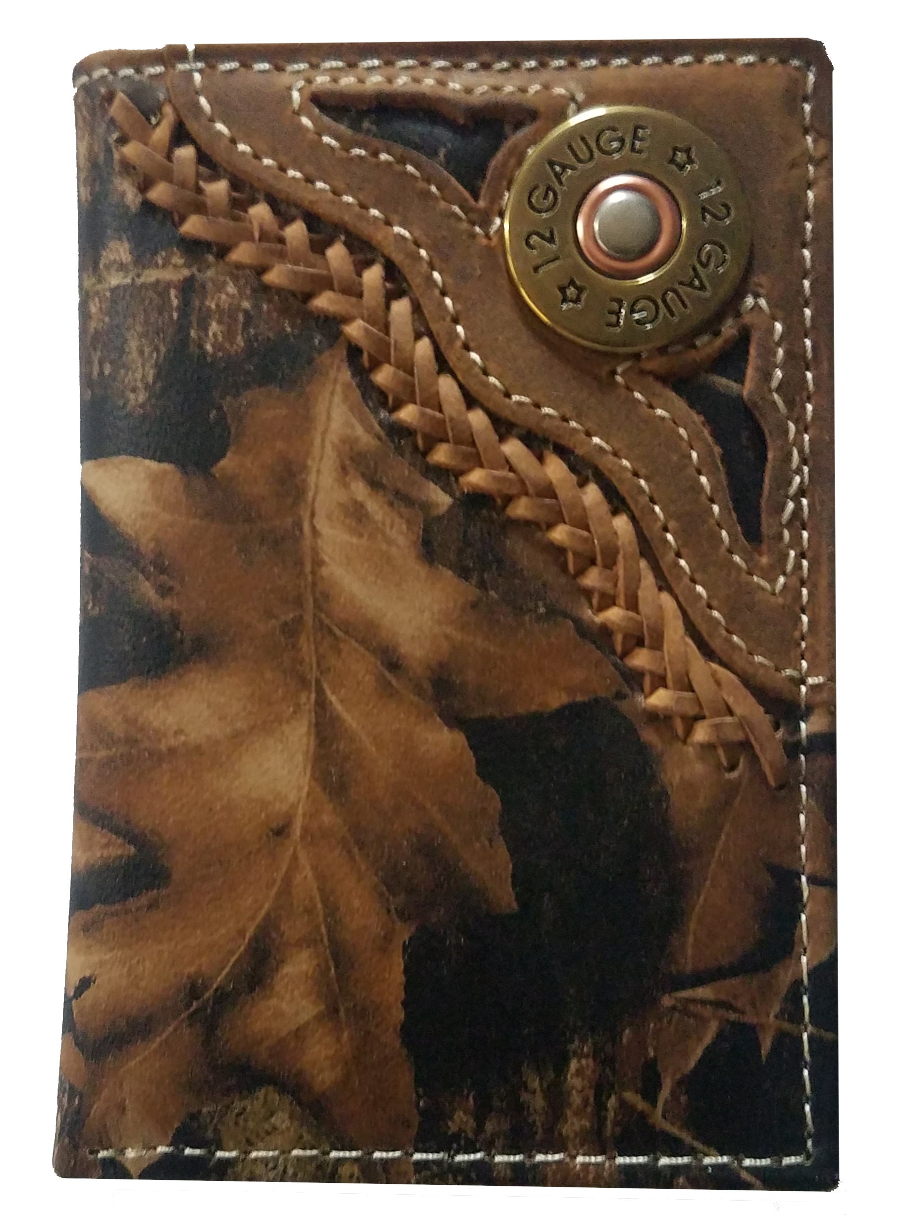 Customized Mossy Oak Camo Leather Trifold Wallet Etsy