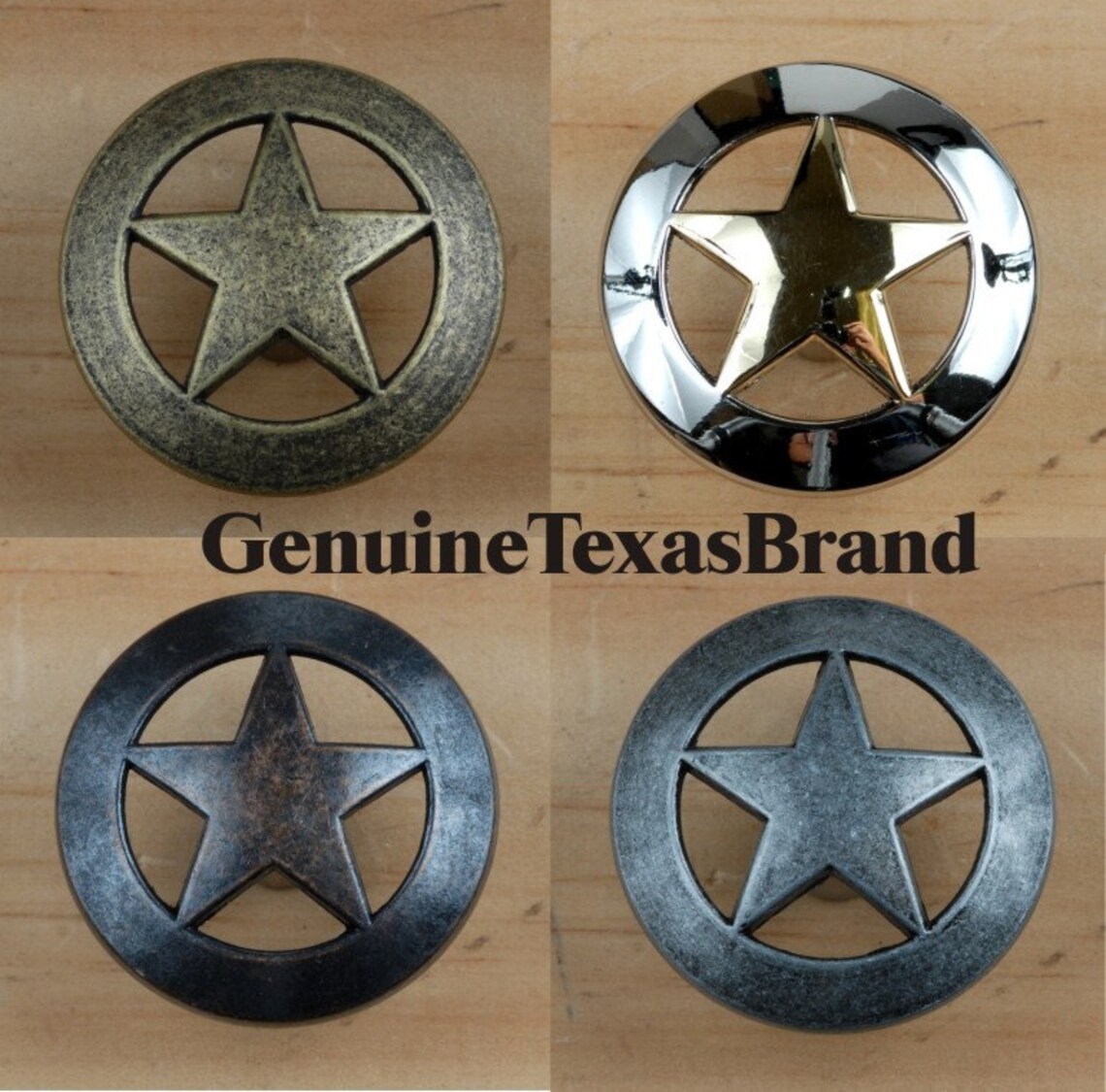 Lone Star Drawer Pulls or Knobs. Western Southwest Etsy