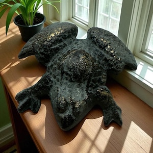 Cast Iron Frog - Turquoise Copper Patina