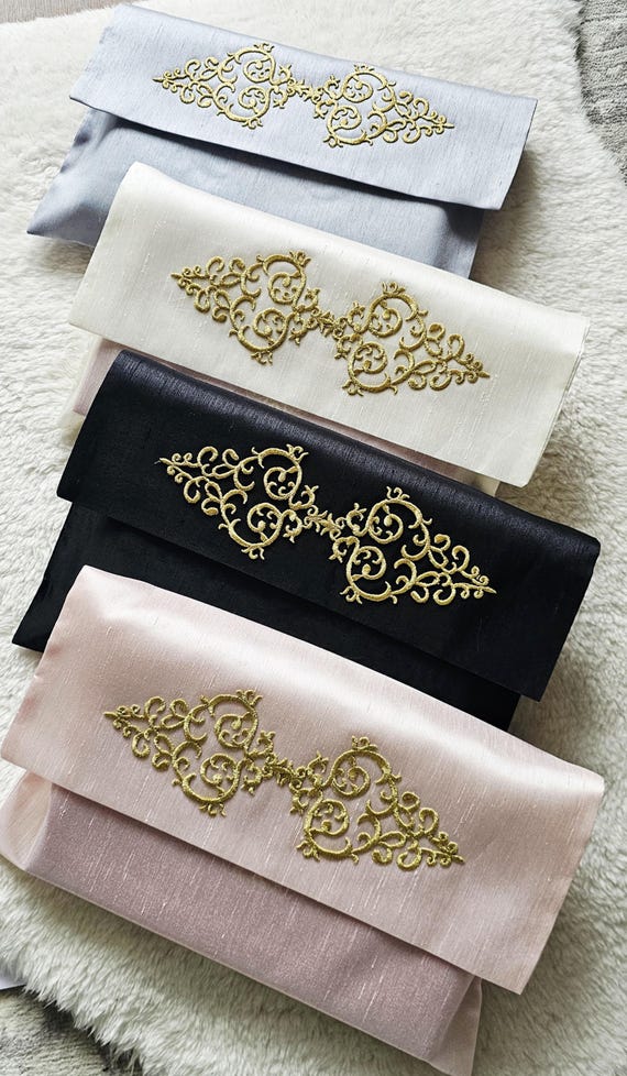 Embroidered Quran Cover – Large Satin Ottoman Style Case (Islamic Gift)