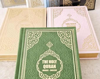 English Arabic Translated Quran: Islamic Gift Set with Tasbih & Magnet