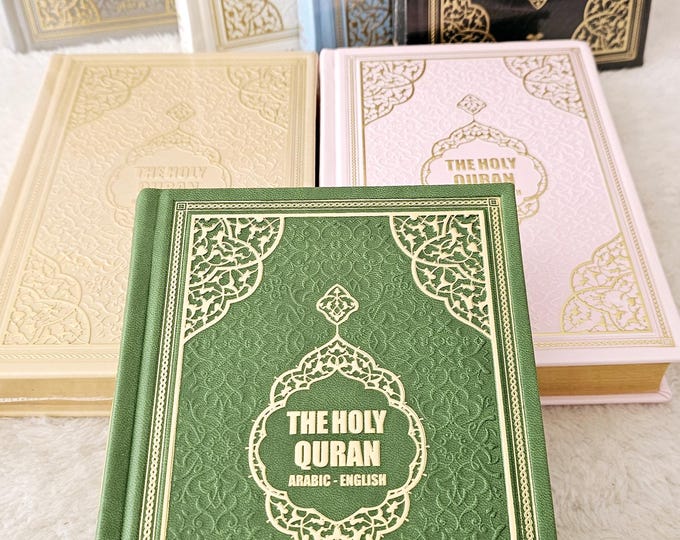 English Arabic Translated Quran, Qur'an Al-Kareem, Islamic Gifts Eid Ramadan Umrah Hajj, Noble Quran, Holy Book, Mushaf, Koran, Kuran, مصحف