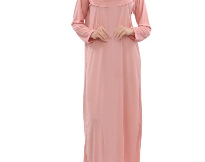 Prayer Dress with Personalised Prayer Mat Big Size Quran+Rosary, Prayer bead, Eid Prayer gift set, Ramadan Prayer Set, Muslim Woman Janamaz