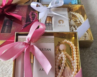 Islamic Essence tasbeeh set, Eid Ramadan Oud Attar Oil, Tasbih Prayer Beads, muslim scents